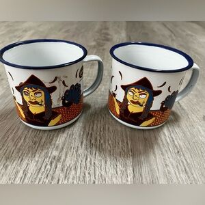 2 metal coffee mug